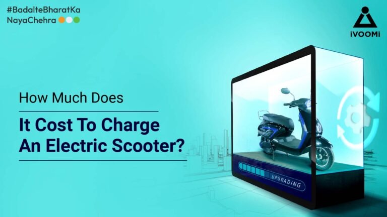 Cost of Charging Electric Bike or Scooter in India